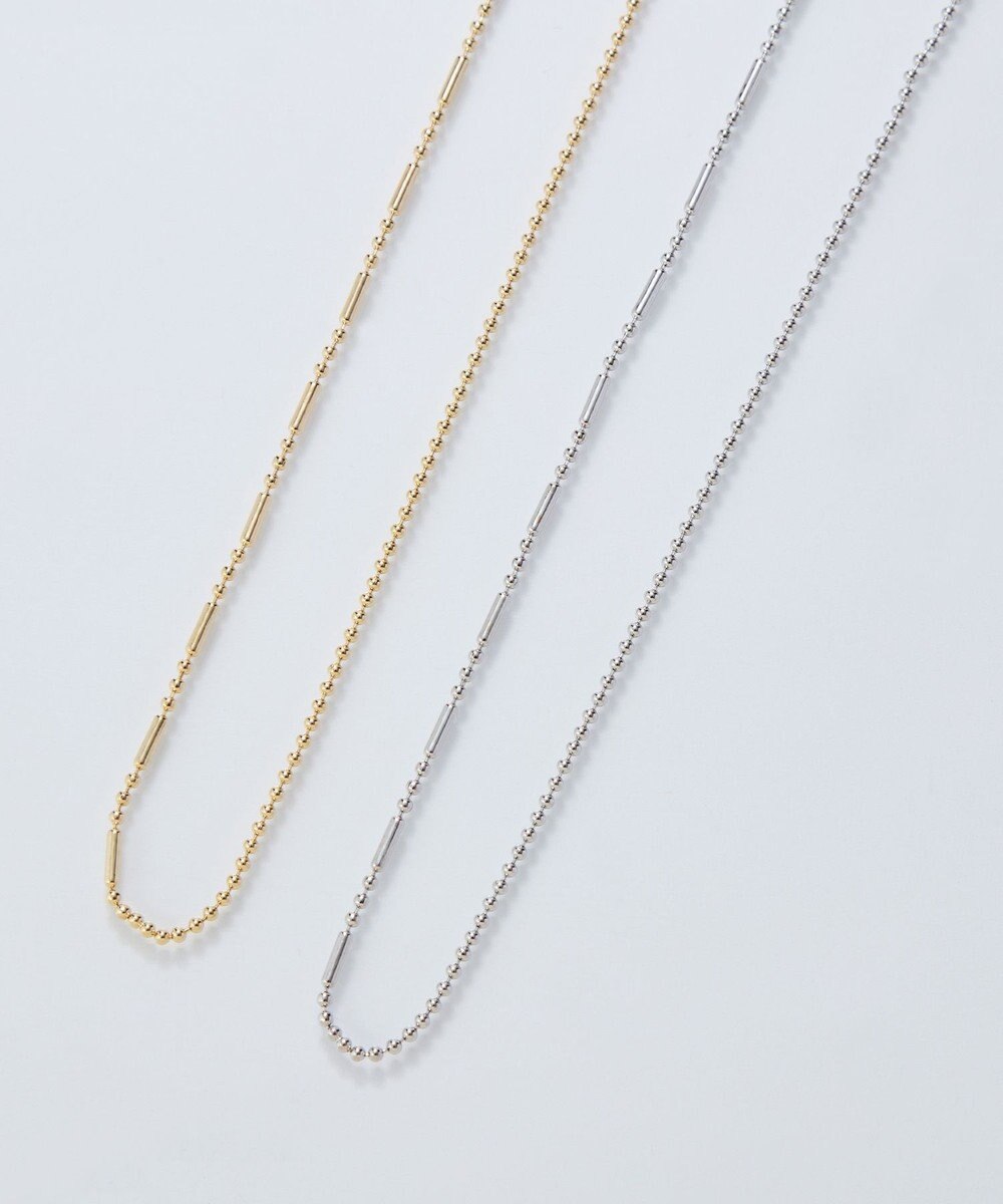 Phoebe 【金属アレルギー対応】リンキーデザインチェーンネックレス　ゴールド　ニッケルフリー 