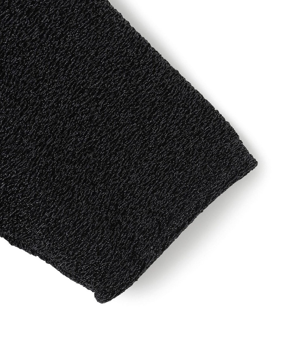 ICB L 【洗える】シャイニーラメジャガード カットソー 