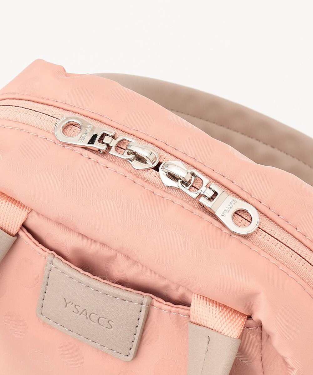 Y'SACCS はっ水ドットジャカード　ショートハンドル付き　軽量2wayショルダー 