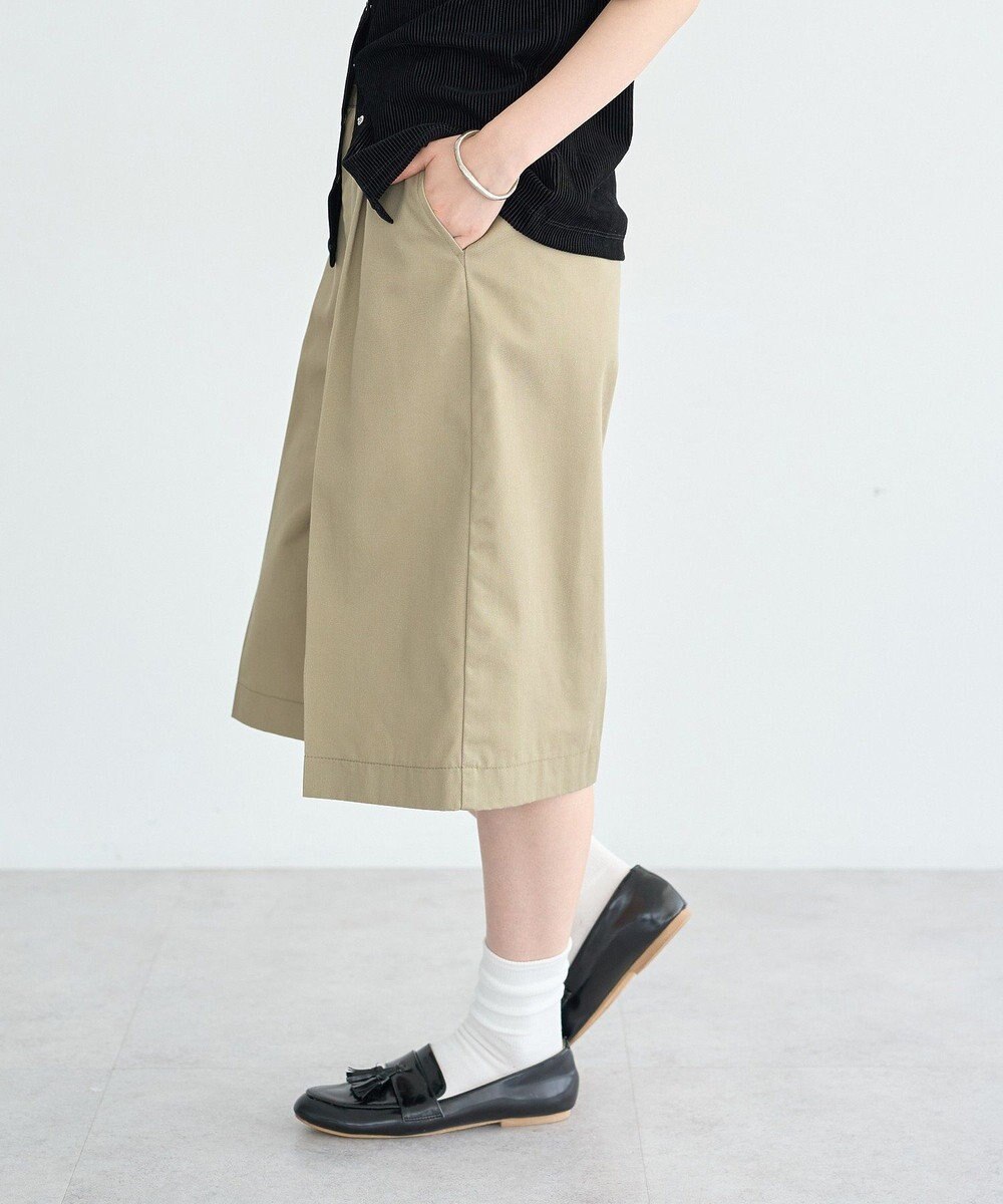 earth music&ecology タックハーフパンツ 