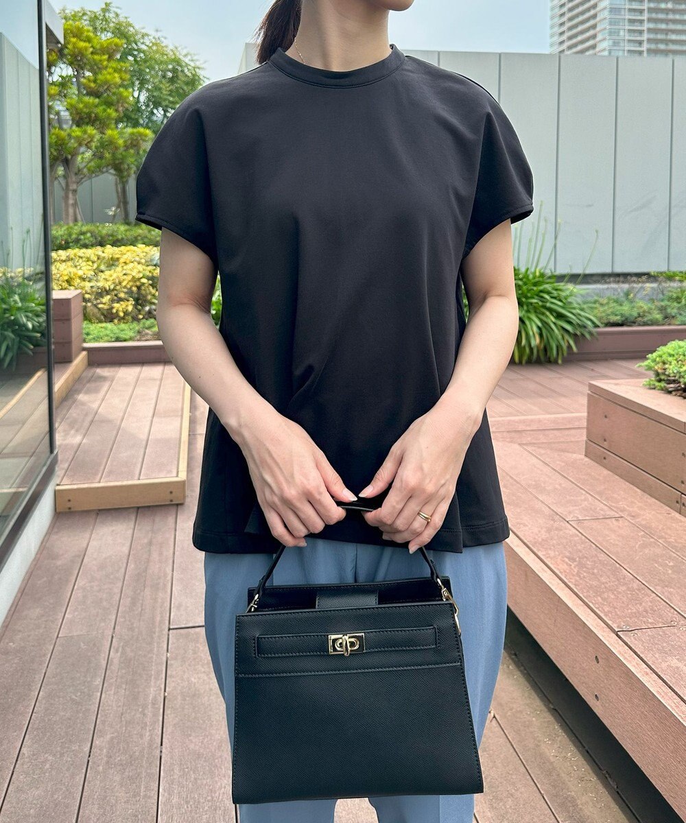 組曲 S 【2WAY】レース襟フレンチテリー カットソー 