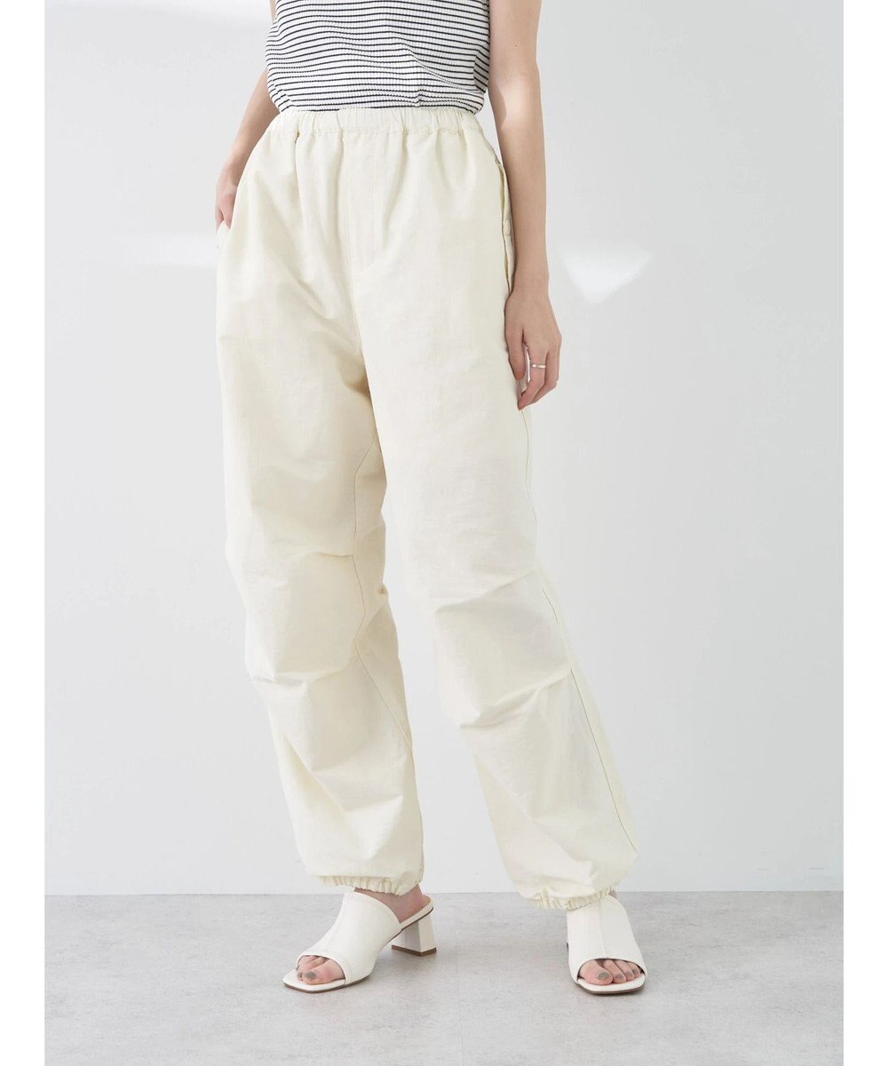 earth music&ecology バルーンシルエットパンツ（Ｉｖｏｒｙ） 