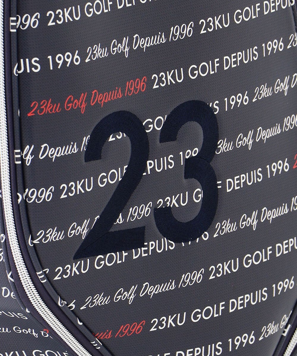 23区GOLF 【UNISEX】ロゴ総柄 キャディバッグ 