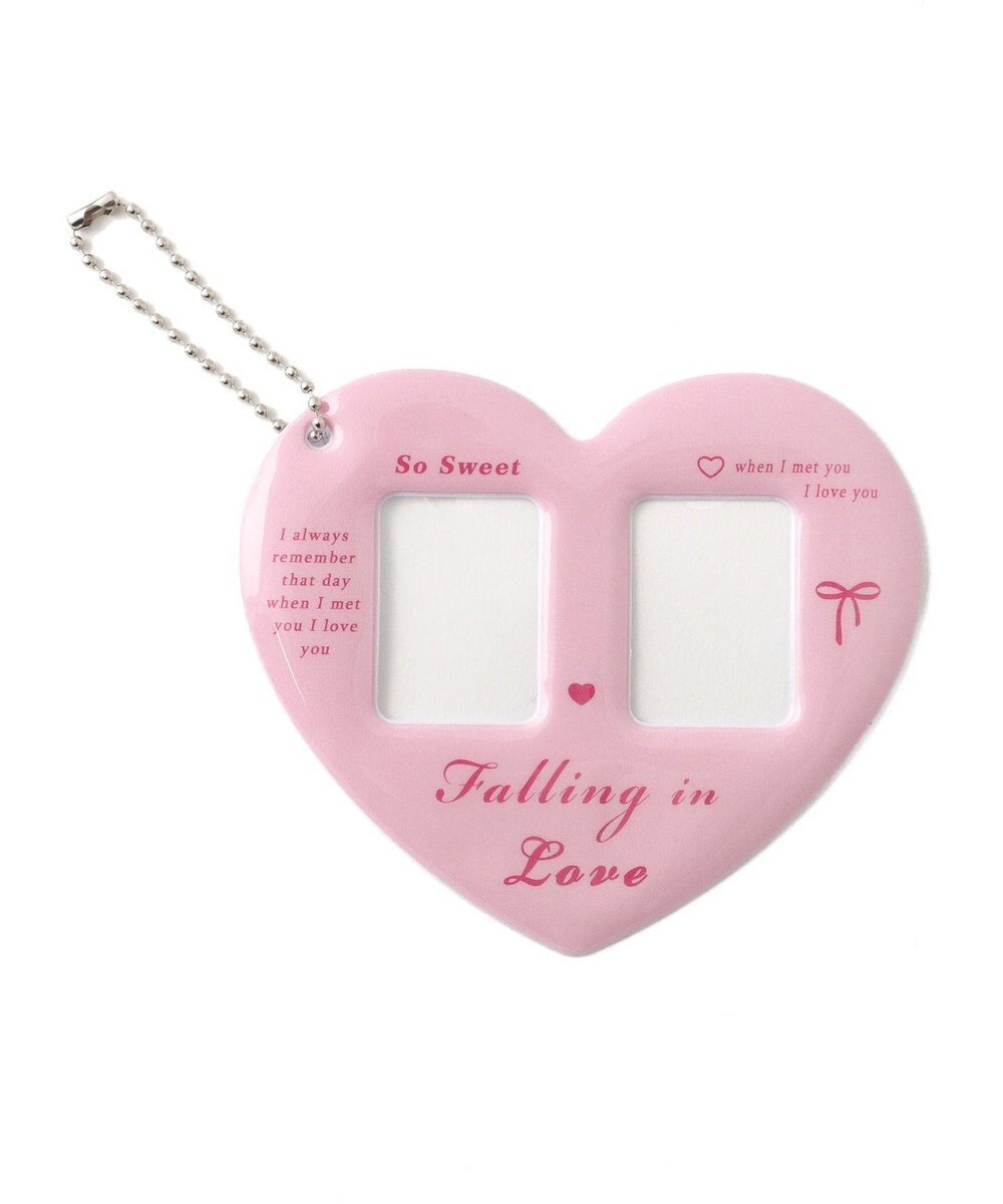 WEGO 【推し活＆痛バ】ハートIDフォトケースキーホルダー 