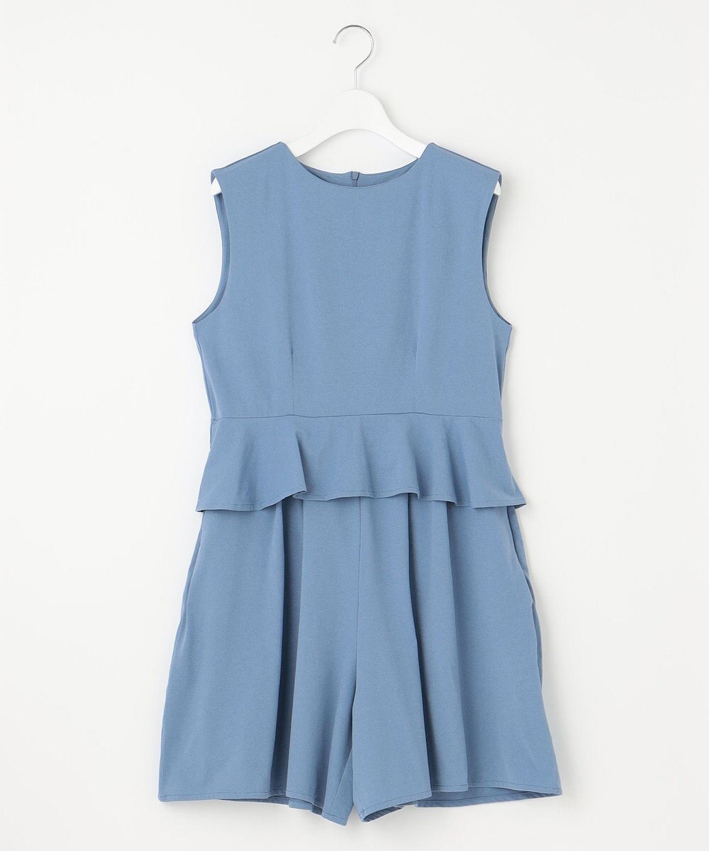 Feroux 【接触冷感・UVカット・吸水速乾】ラッシュガードペプラム オールインワン 