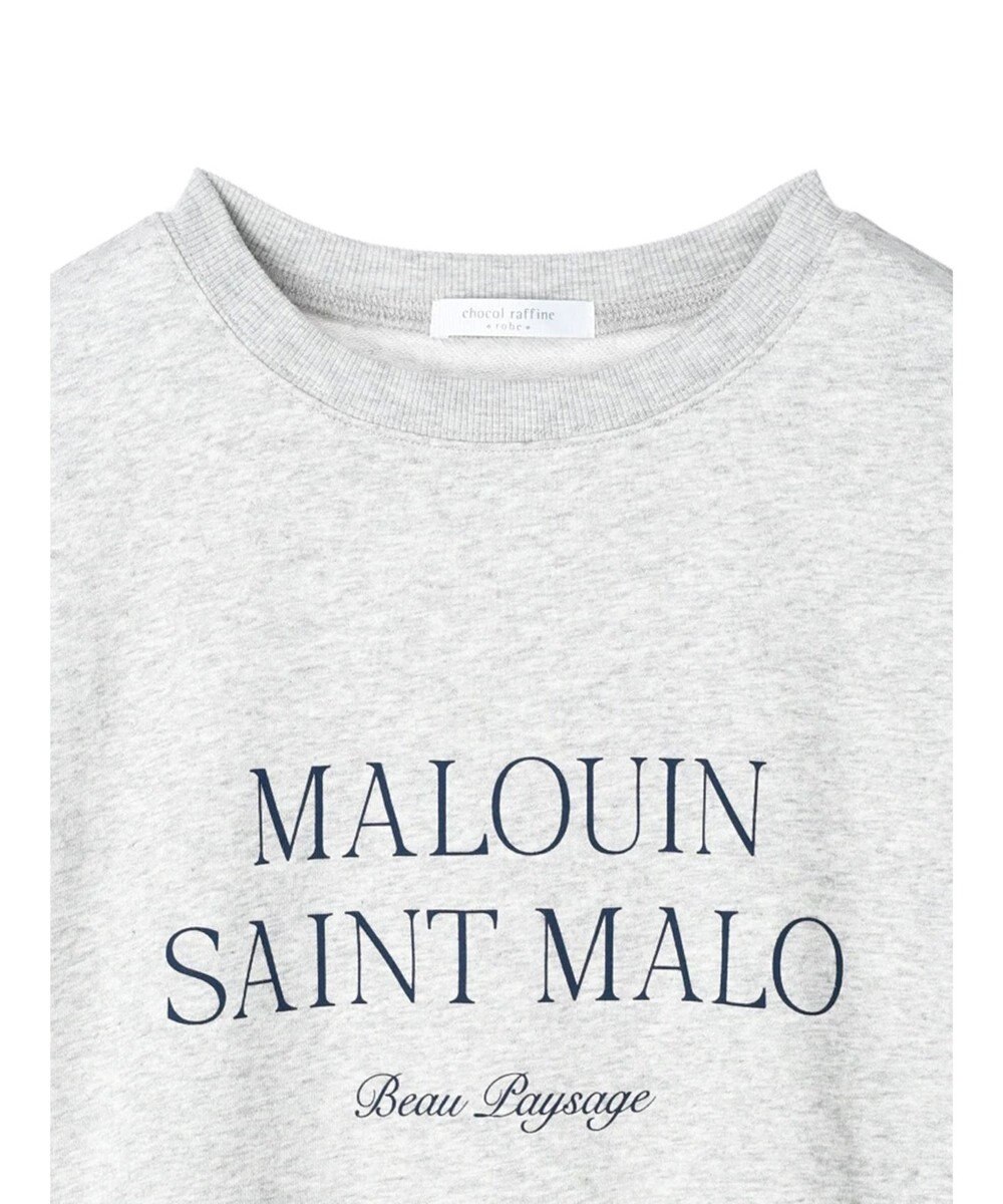 Green Parks アソートロゴ裏毛プルオーバー 