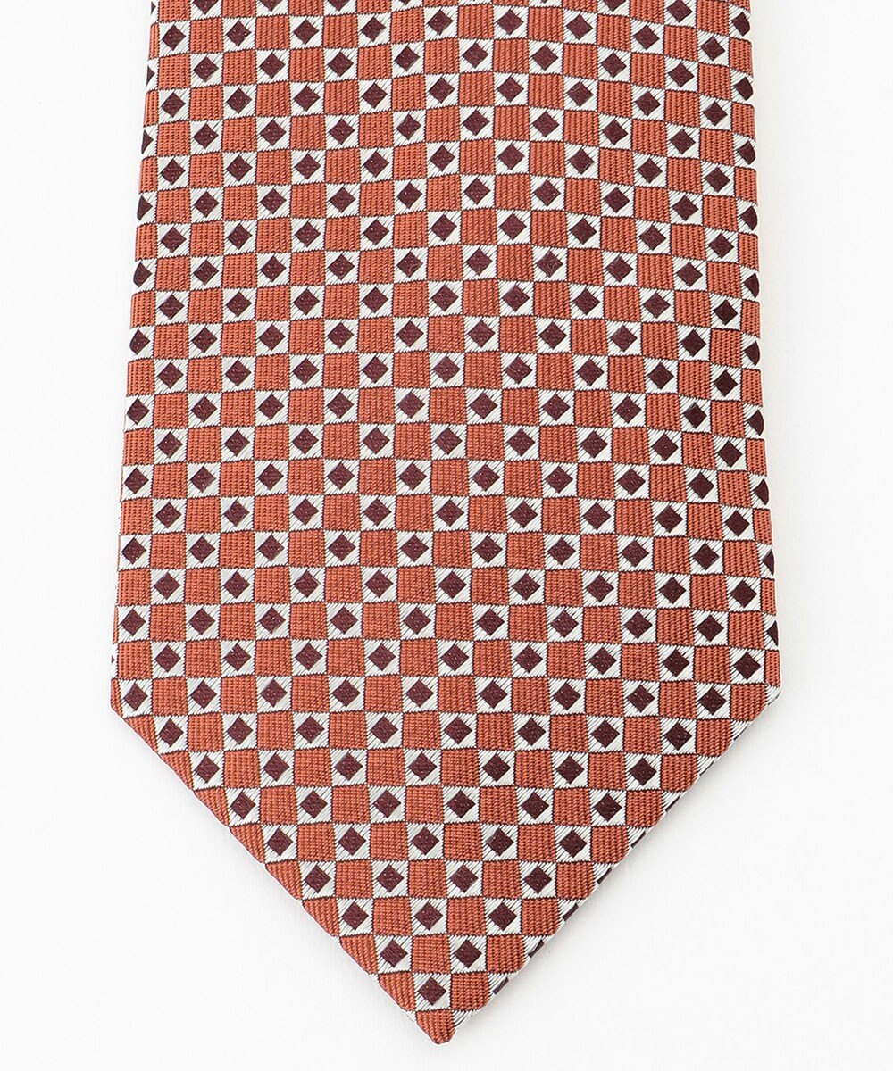 J.PRESS MEN ヴィンテージジャガード/ダイヤグラム柄 ネクタイ 