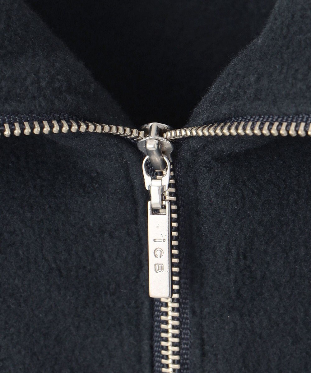 ICB L 【洗える】 トスカーナフリース ハーフジッププルオーバー 