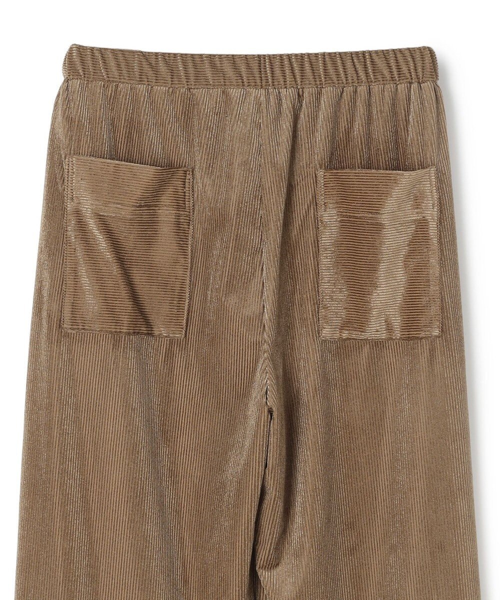 uncrave シアーベロアリブ ギャザーパンツ 