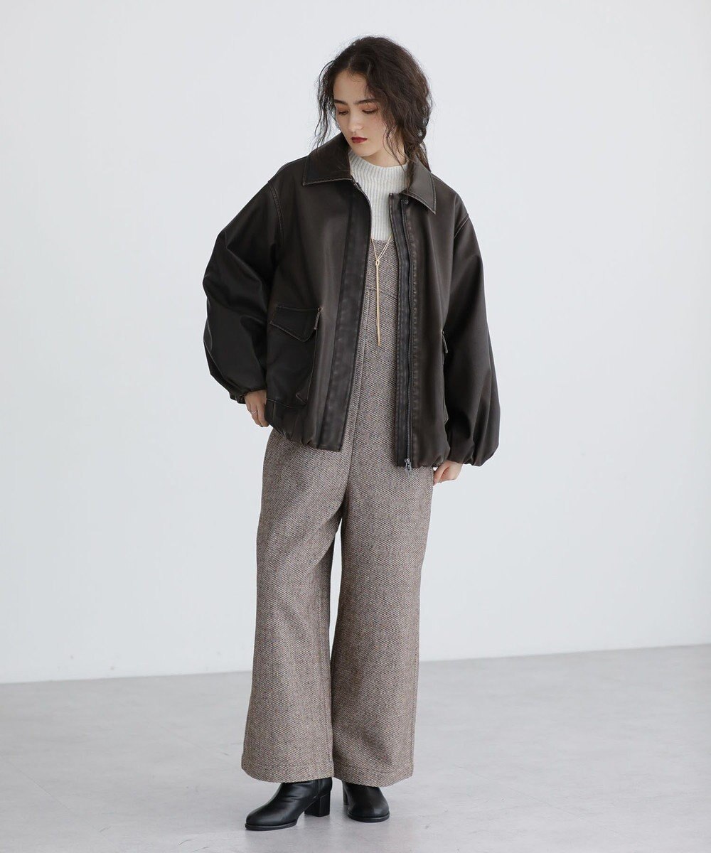 Green Parks ■ＥＳＣＡＲ　ポップコーンツイードオールインワン 