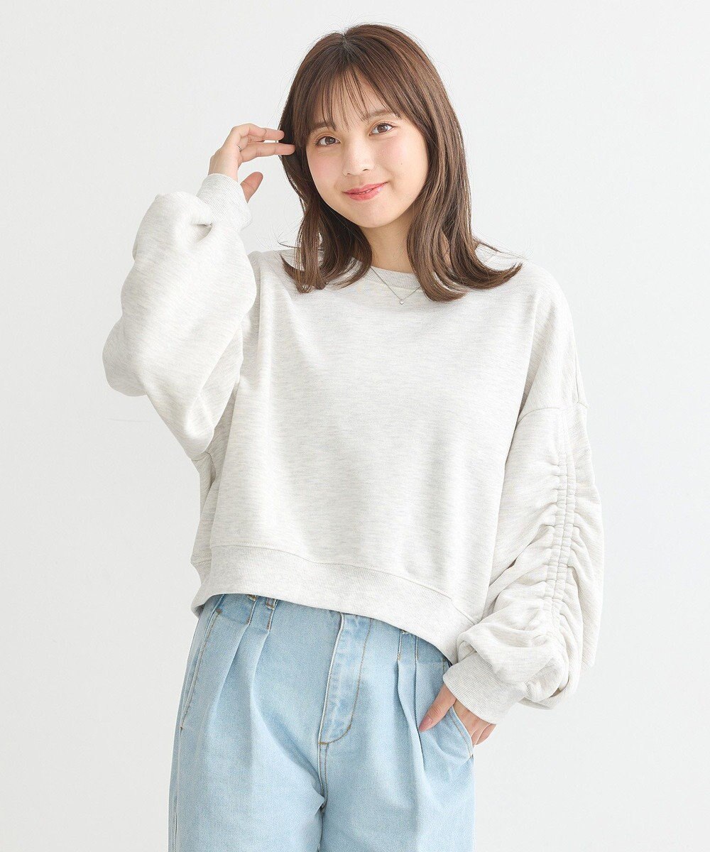 earth music&ecology ドロストスリーブスウェット 