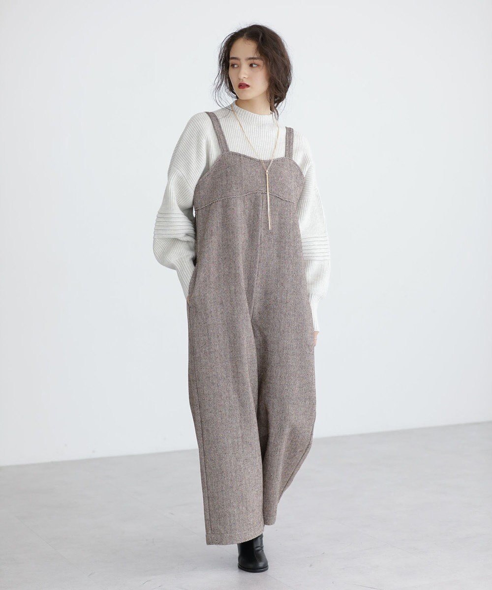 Green Parks ■ＥＳＣＡＲ　ポップコーンツイードオールインワン 