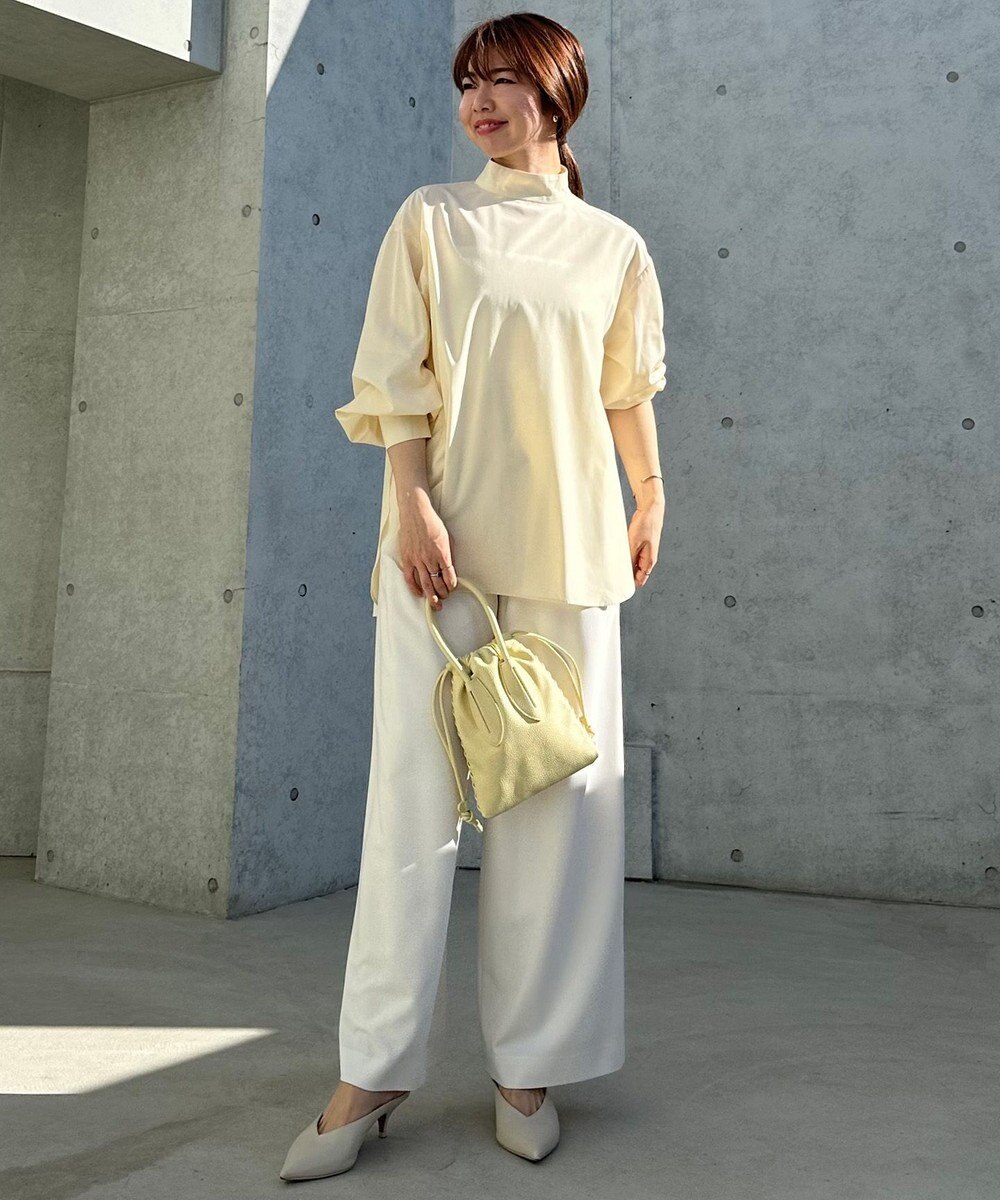 UNFILO L ハイネックブラウス 