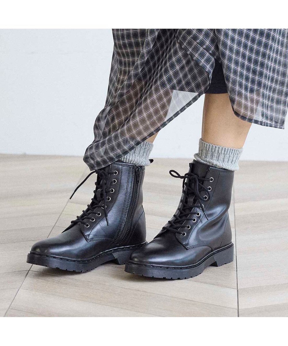 ing <ing>【WEB限定】レースアップショートブーツ 