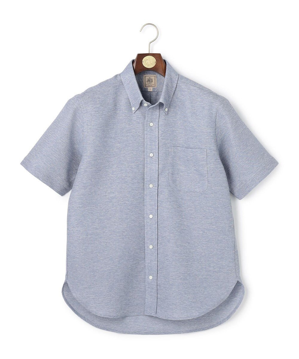 J.PRESS MEN 【WEB・一部店舗限定】ブリーザブルレノクロス 半袖シャツ / B.D. 