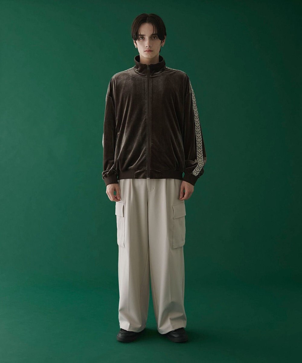 WEGO ベロアライントラックジャケット 