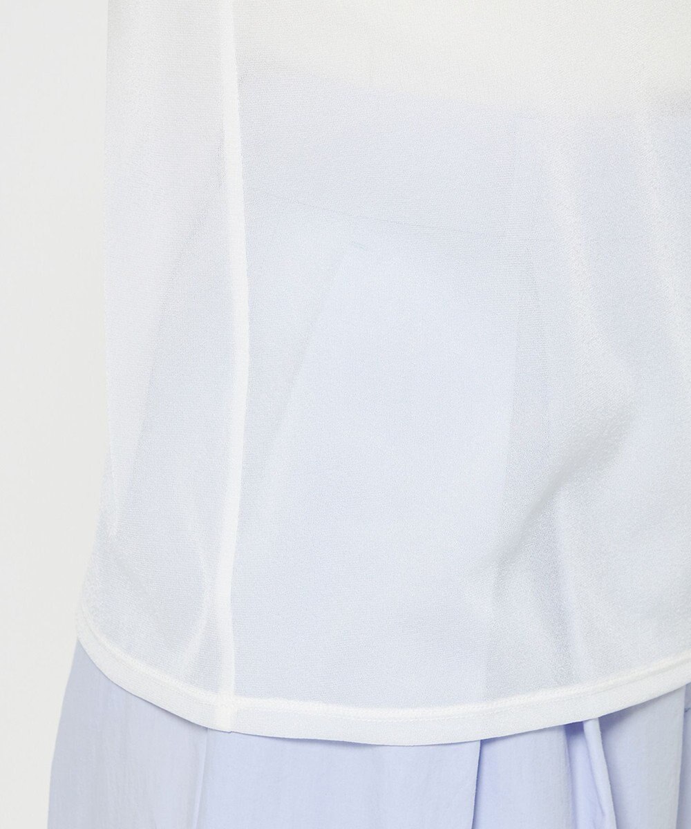 uncrave トリコットシフォン ハーフスリーブカットソー 