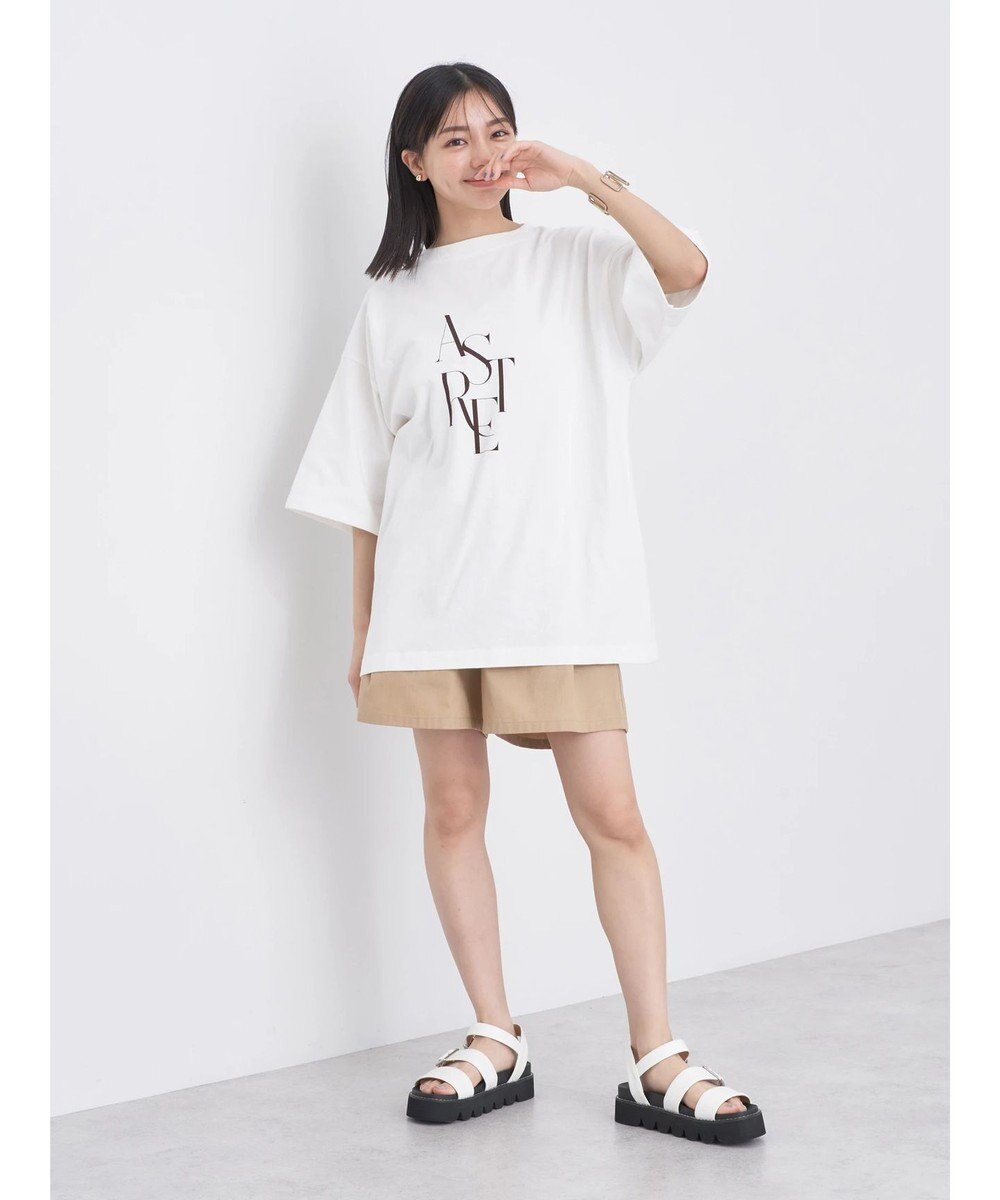 earth music&ecology バックディティールロゴＴＥＥ 