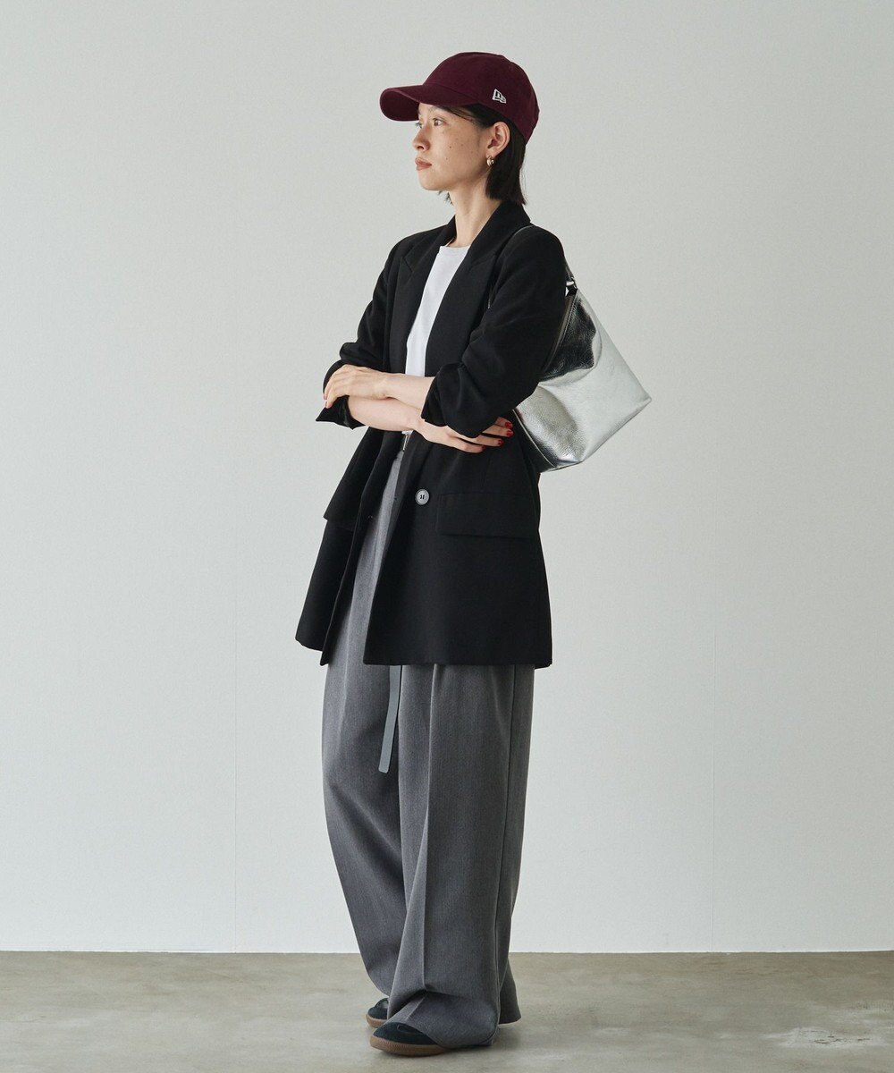 russet ソフトレザーシンプルショルダーバッグ【silver】(CE-1462) 