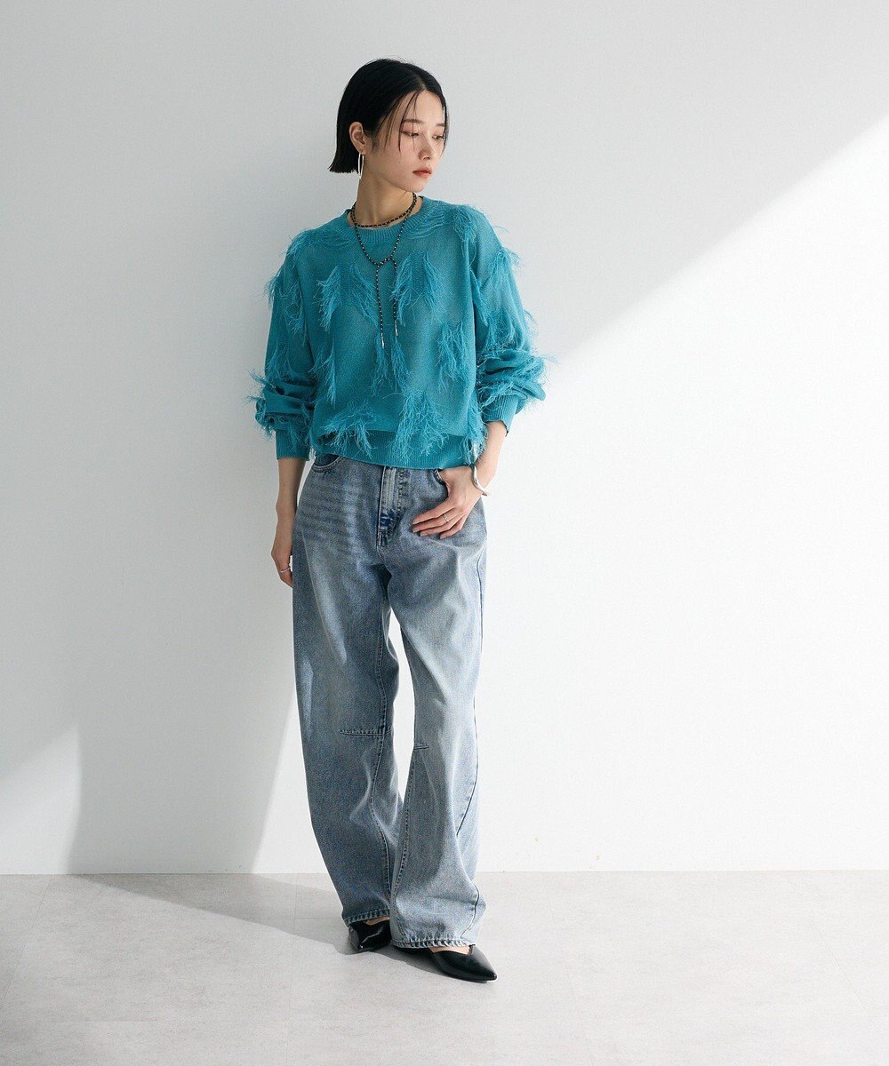 Green Parks フリンジニットプルオーバー 