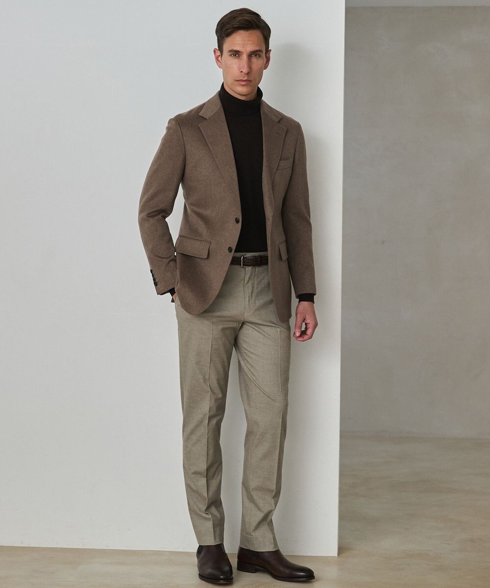 GOTAIRIKU 仕事で着られる 秋冬の綿パン【ストレッチ】コットンモールスキンストレッチパンツ 