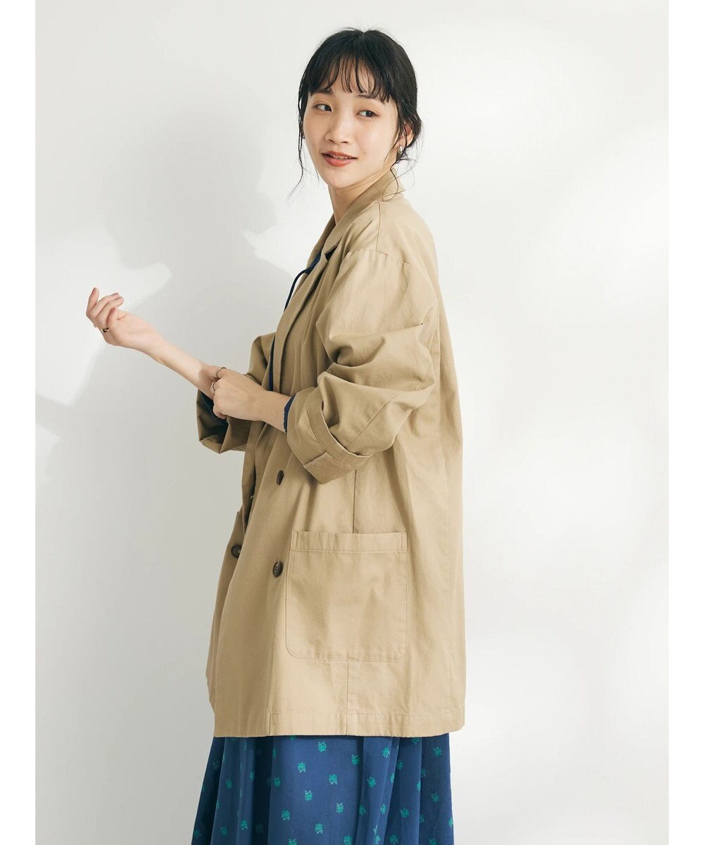 CRAFT STANDARD BOUTIQUE コットンギャバジンＷテーラードジャケット 