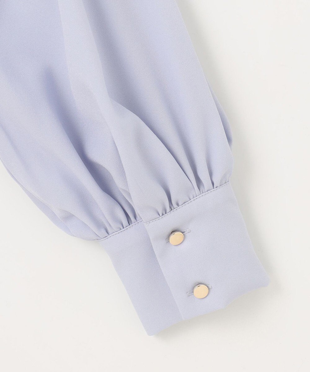 SHARE PARK LADIES プリーツジョーゼットブラウス 