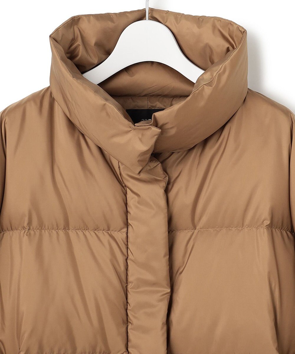 23区 L 【Oggi掲載】シレータフタ ハイネック ショート ダウンコート 