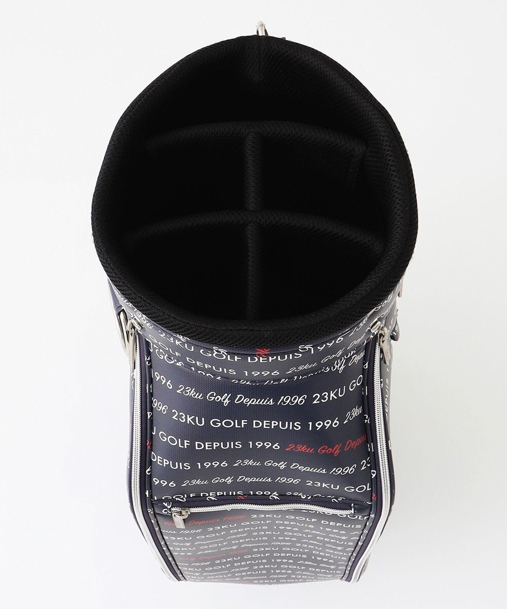 23区GOLF 【UNISEX】ロゴ総柄 キャディバッグ 