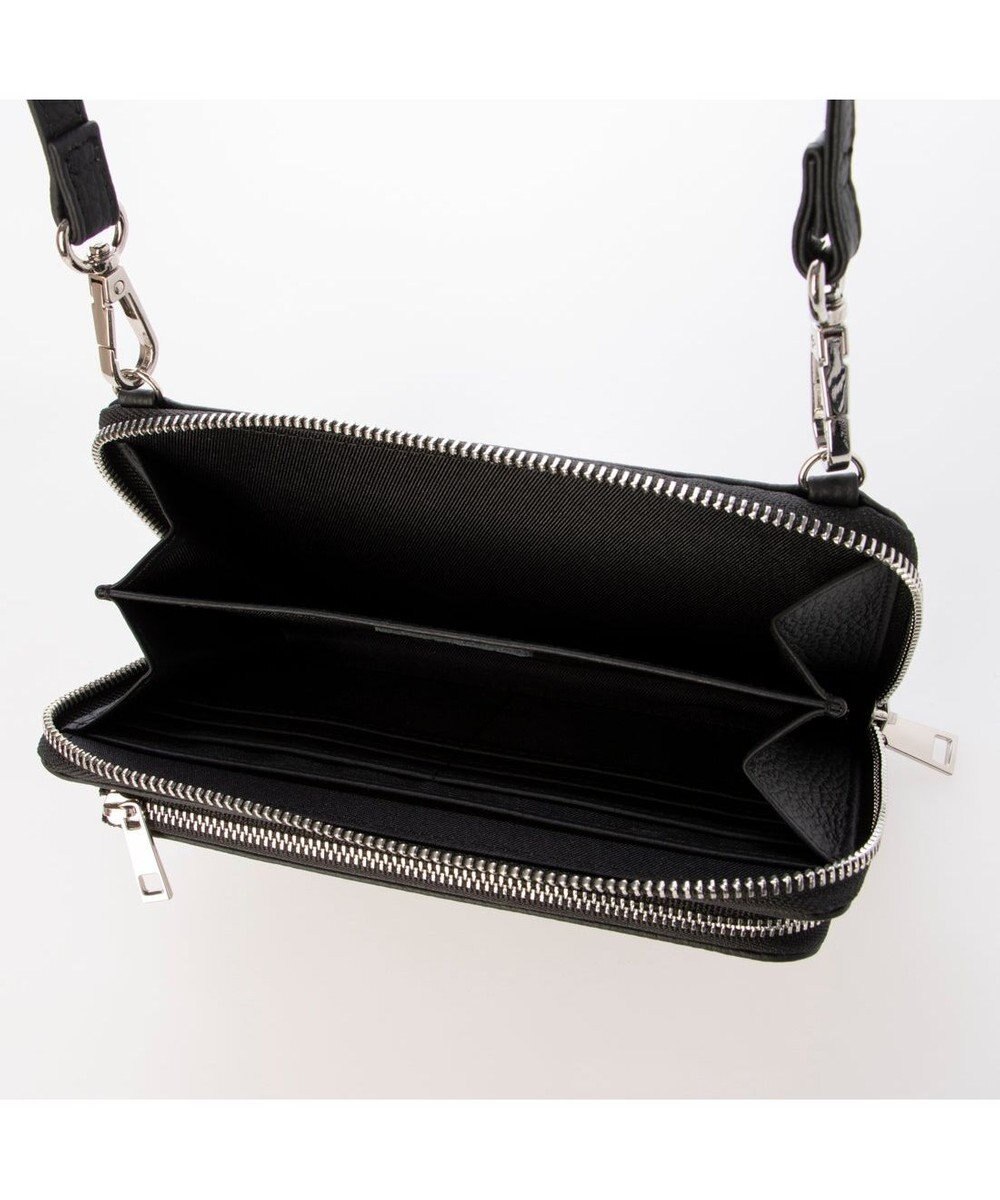 UNBILLION VERYコラボ ペルケ perche / 牛革ウォレットチェーンショルダーバッグ 