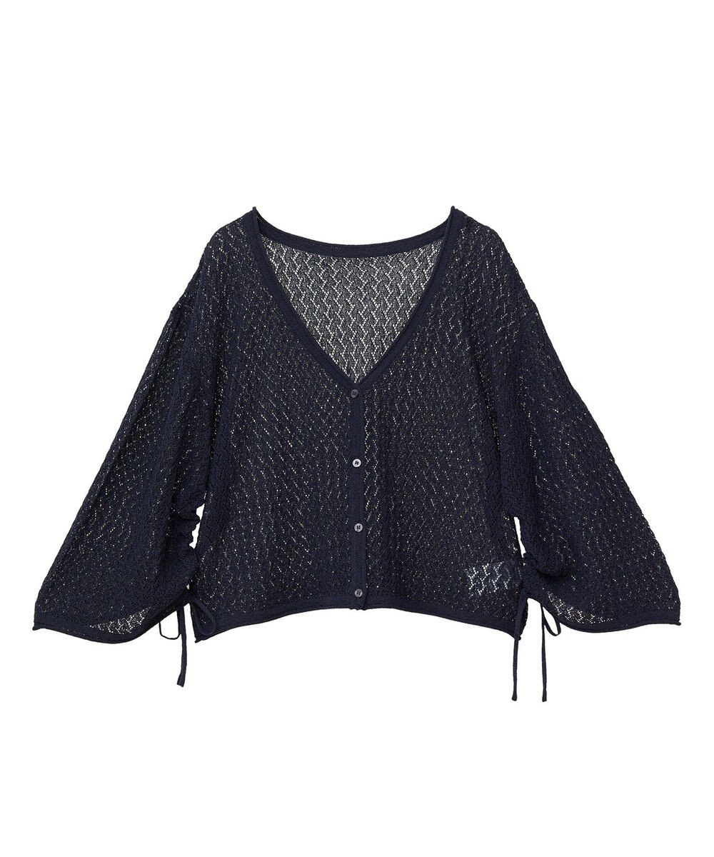 AMERICAN HOLIC 2WAYレース編みニットカーディガン 