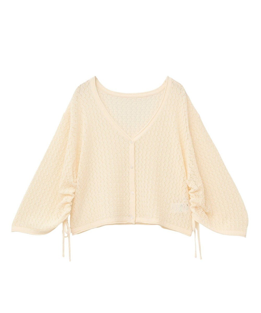 AMERICAN HOLIC 2WAYレース編みニットカーディガン 