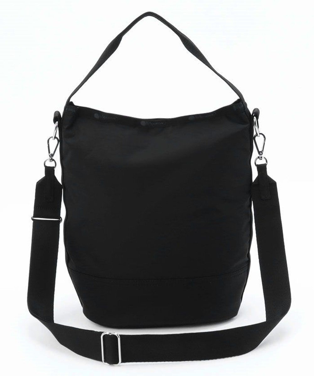 LeSportsac CONVERTIBLE BUCKET BAG/リサイクルドブラックJP 