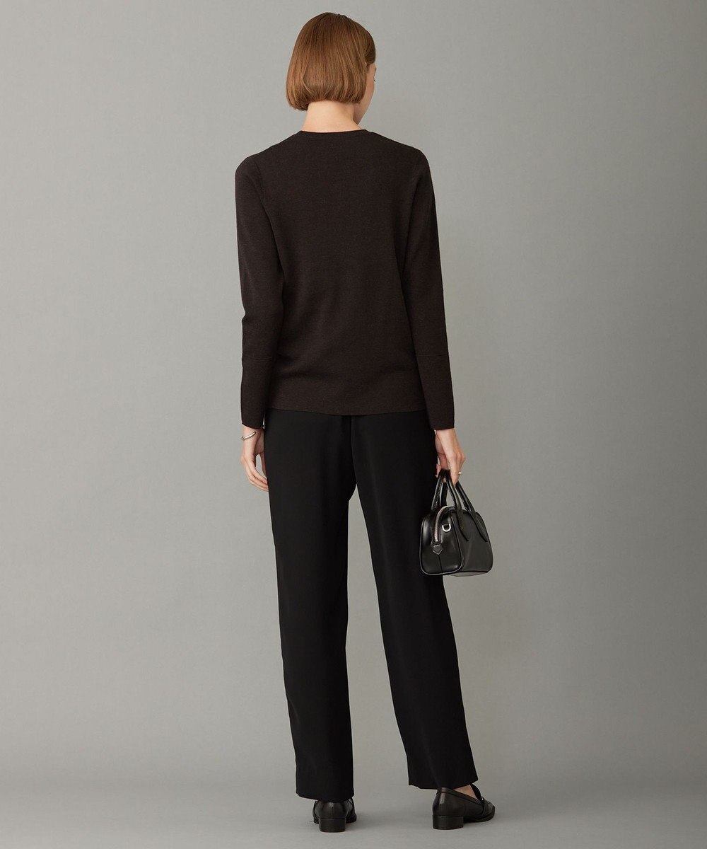 ICB 【洗える】エクストラファインメリノ クルーネックプルオーバー 