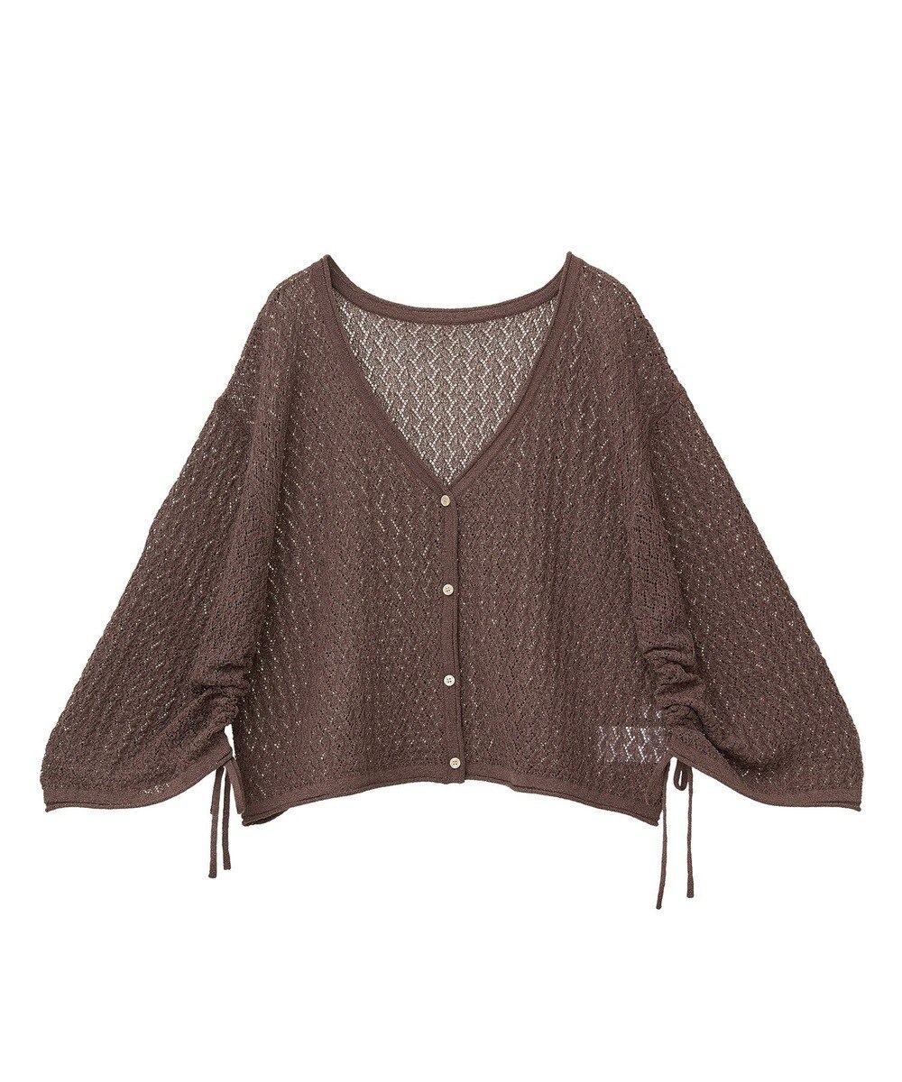 AMERICAN HOLIC 2WAYレース編みニットカーディガン 