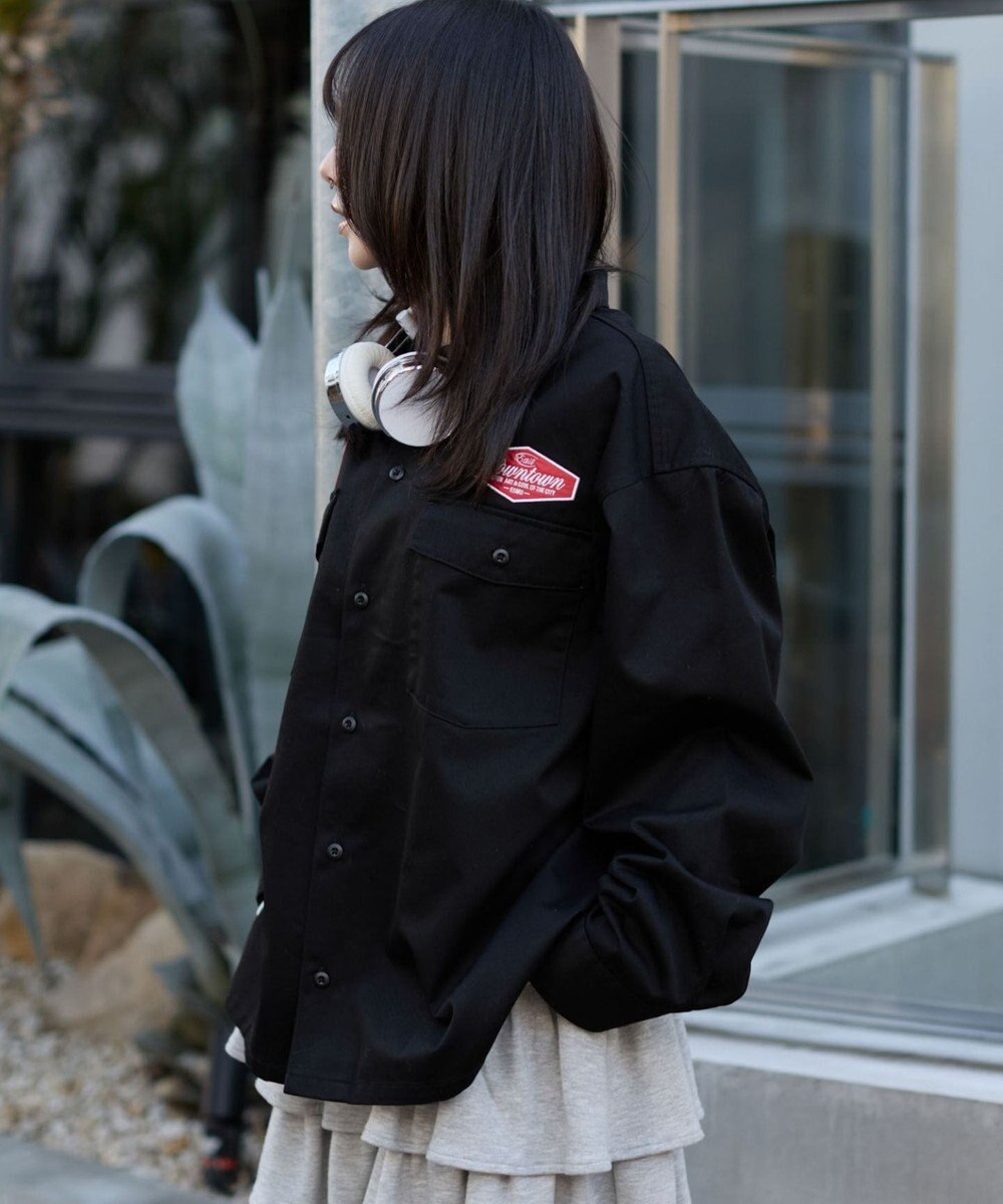 WEGO 【ユニセックス着用ITEM】ワッペンワークシャツ（LS） 