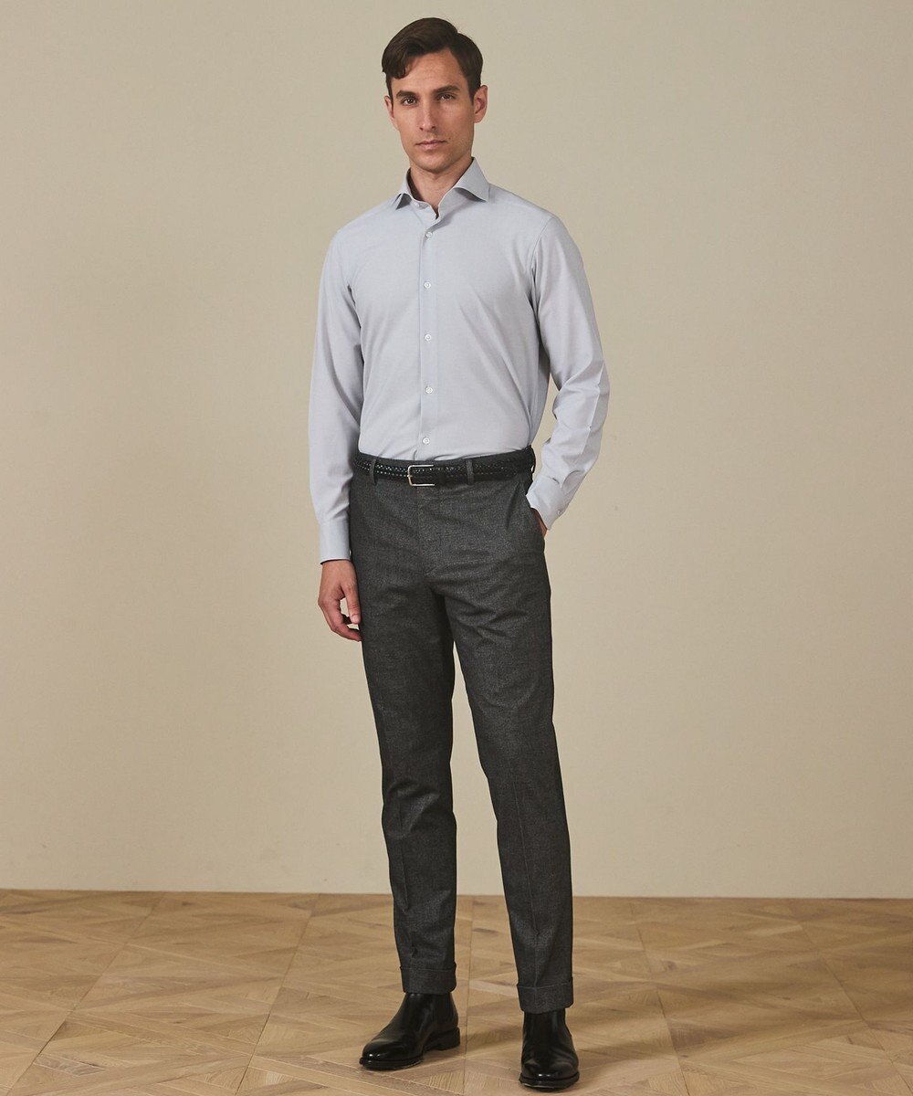 GOTAIRIKU 仕事で着られる 秋冬の綿パン【ストレッチ】コットンモールスキンストレッチパンツ 