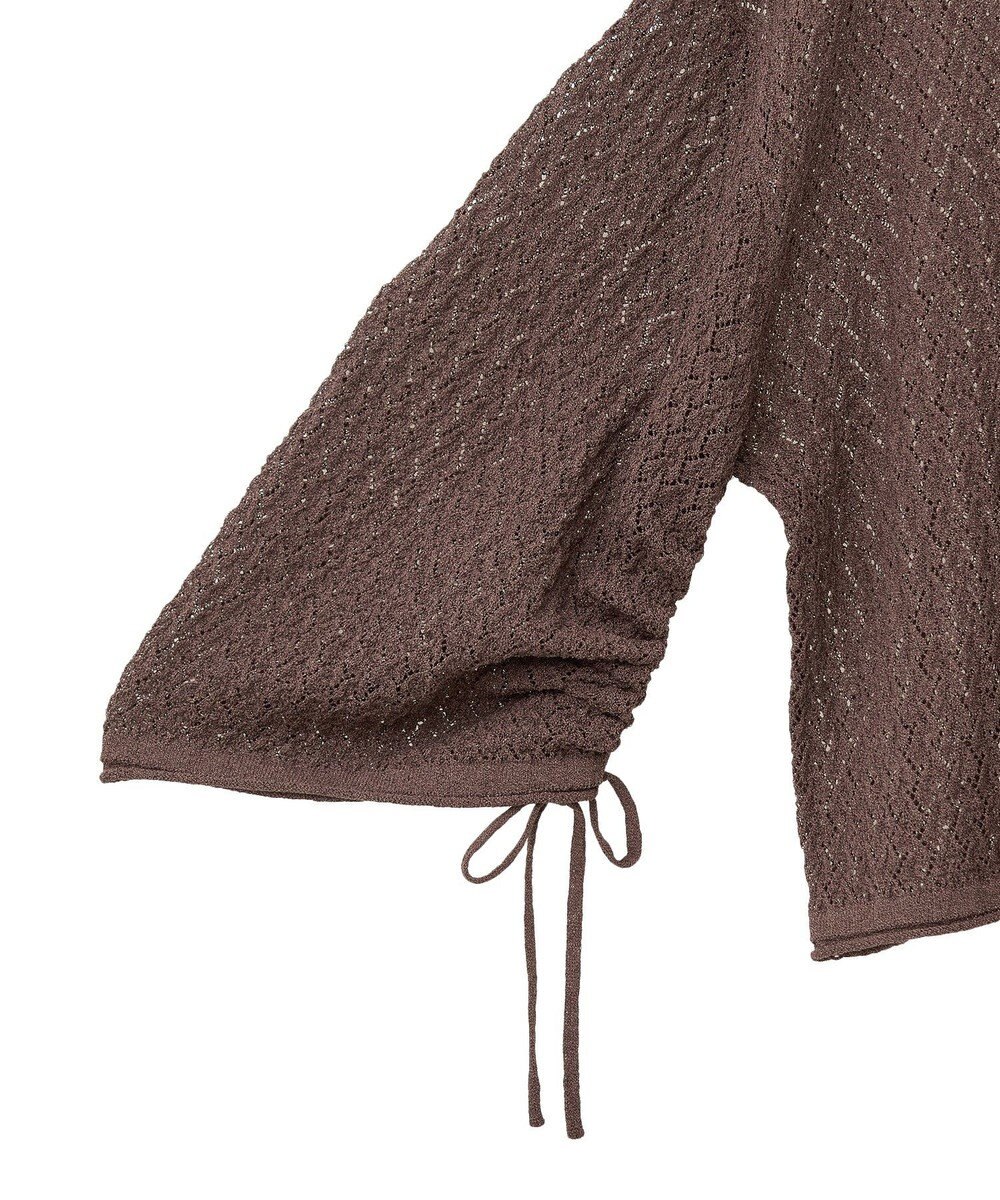 AMERICAN HOLIC 2WAYレース編みニットカーディガン 