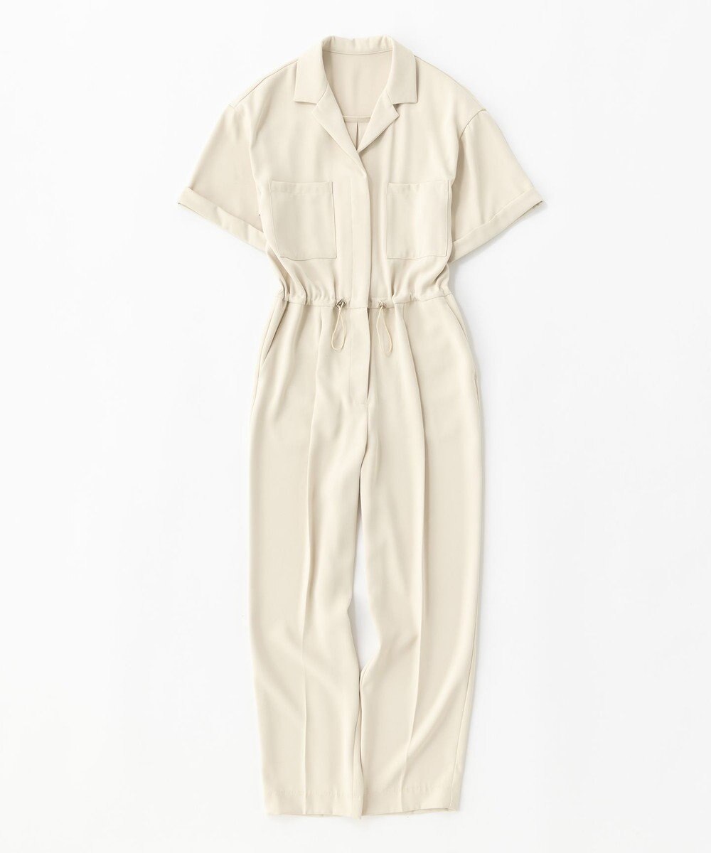 uncrave 【uncrave WHITE】ドレーピーツイル オールインワン 