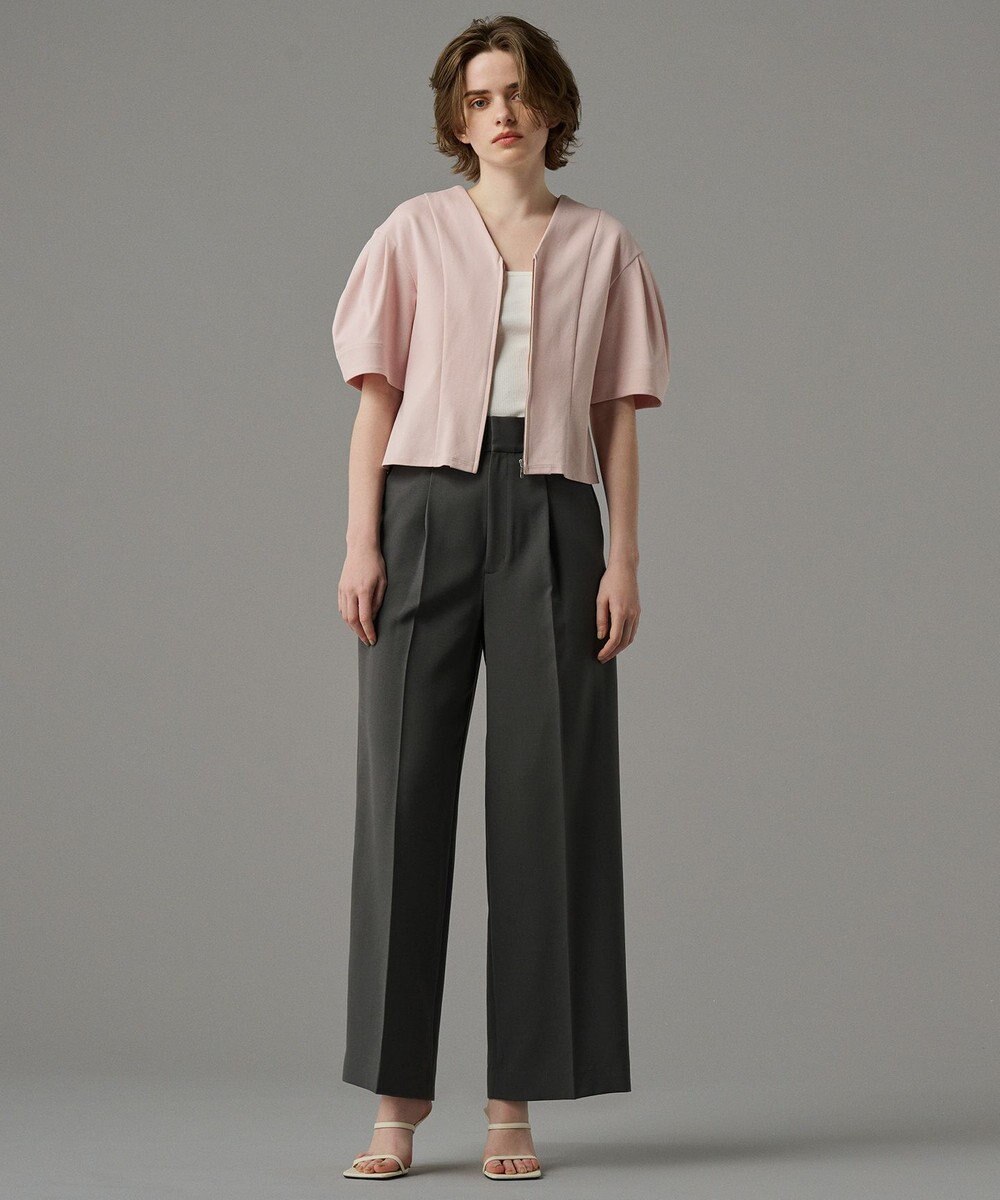 uncrave 【接触冷感・UVカット】ダブルフェイスジャージー 2WAYブラウス（uncrave STANDARD） 