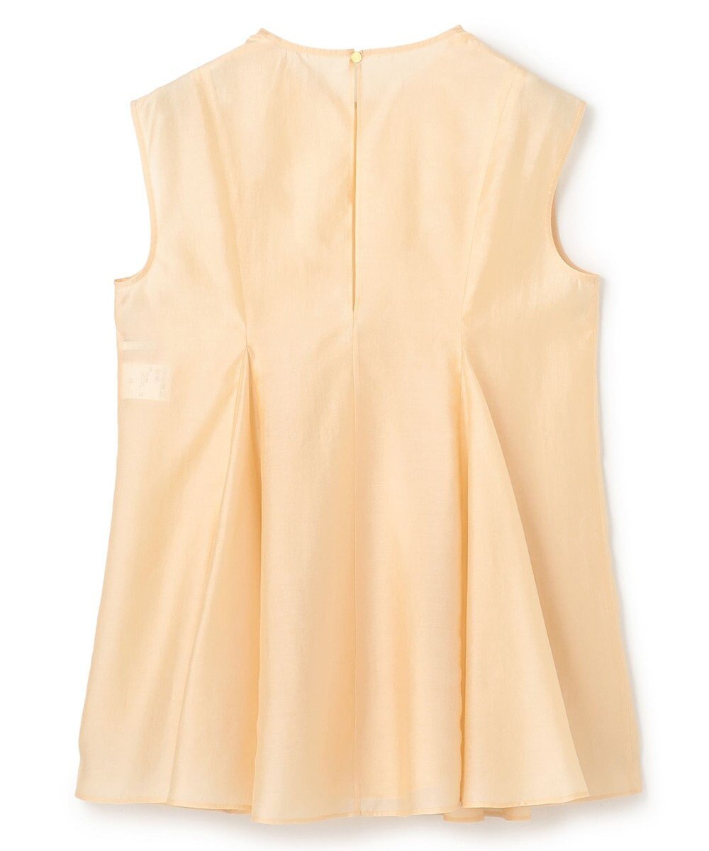 BEIGE， AMARYLLIS / シアー 切り替えフレアブラウス 