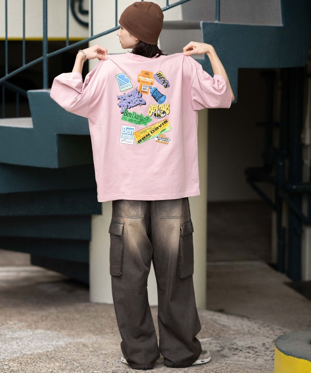 WEGO 【ユニセックス着用ITEM/SMLサイズ展開】別注BENDAVISクールタッチグラフィックT（SS） 