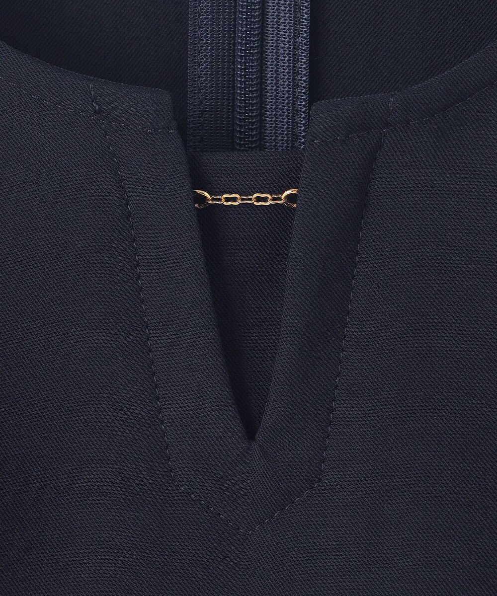 J.PRESS LADIES 【洗える】RELAXIONツイル クルーネック ブラウス 