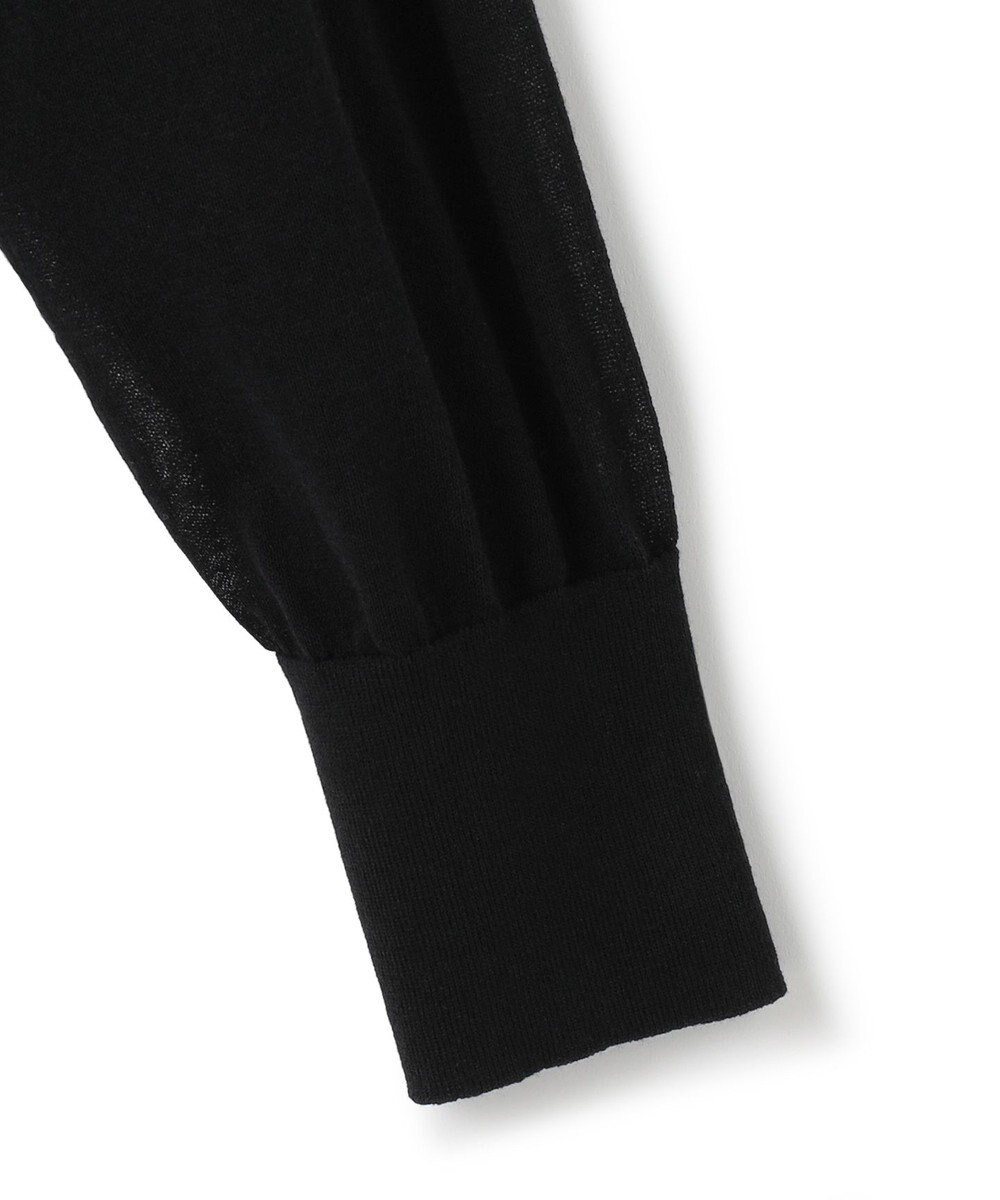 23区 【一部店舗限定/洗える】ライトシアーニット ジップカーディガン 