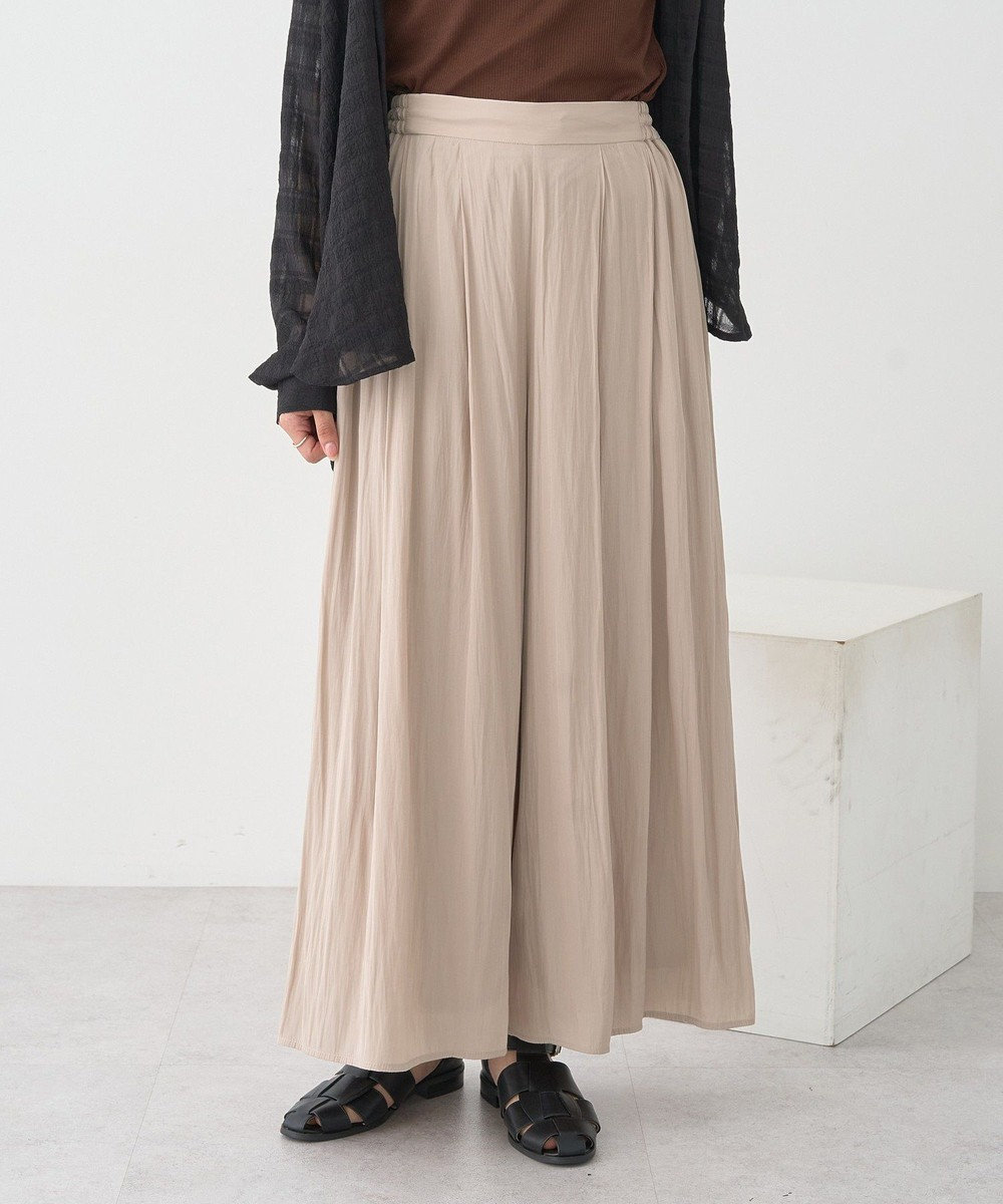 earth music&ecology マットサテンスカーチョ 