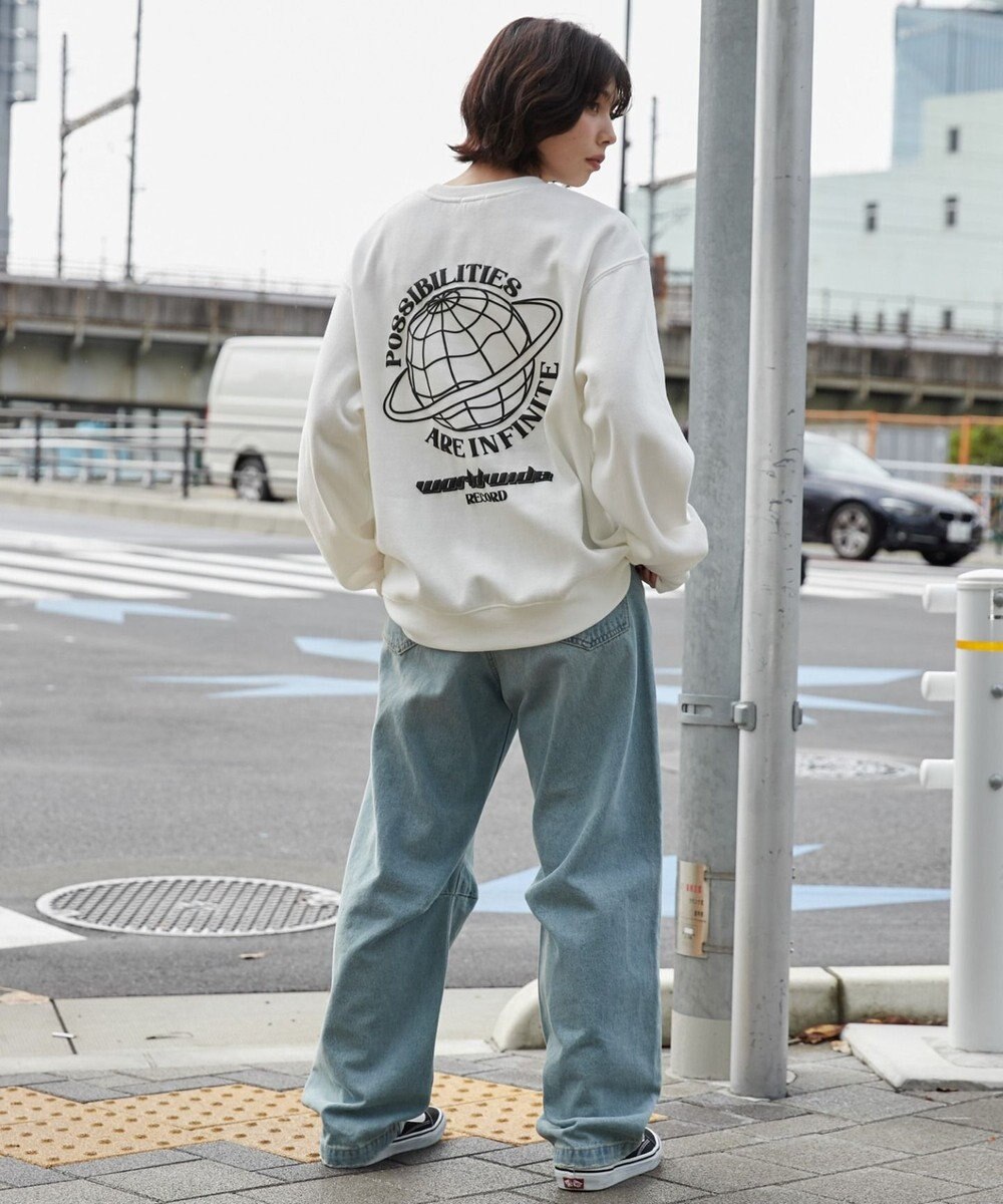 WEGO 【ユニセックス着用ITEM】リラックスフィットグラフィックプルオーバー 