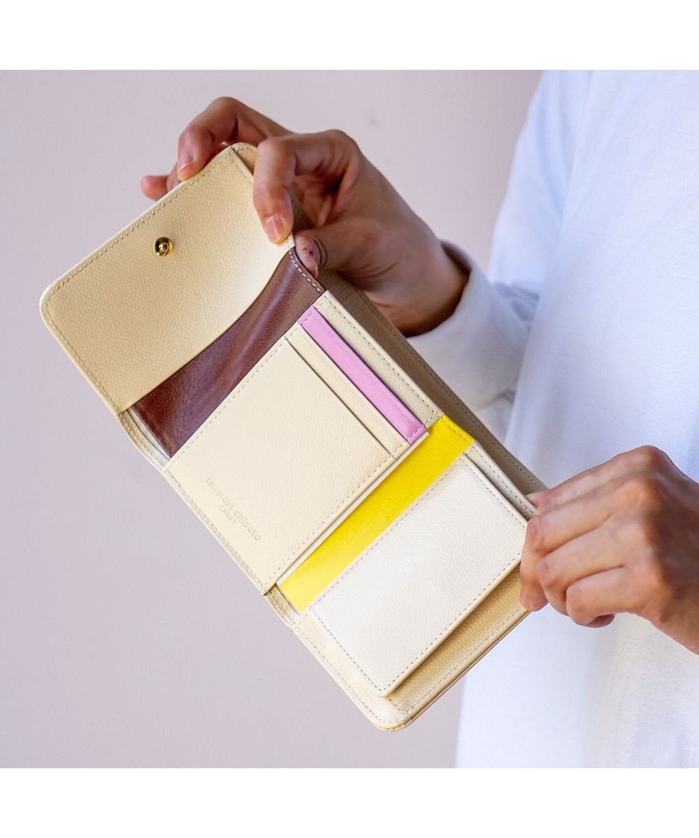 tsumori chisato CARRY ラブワッペン 3つ折り財布 