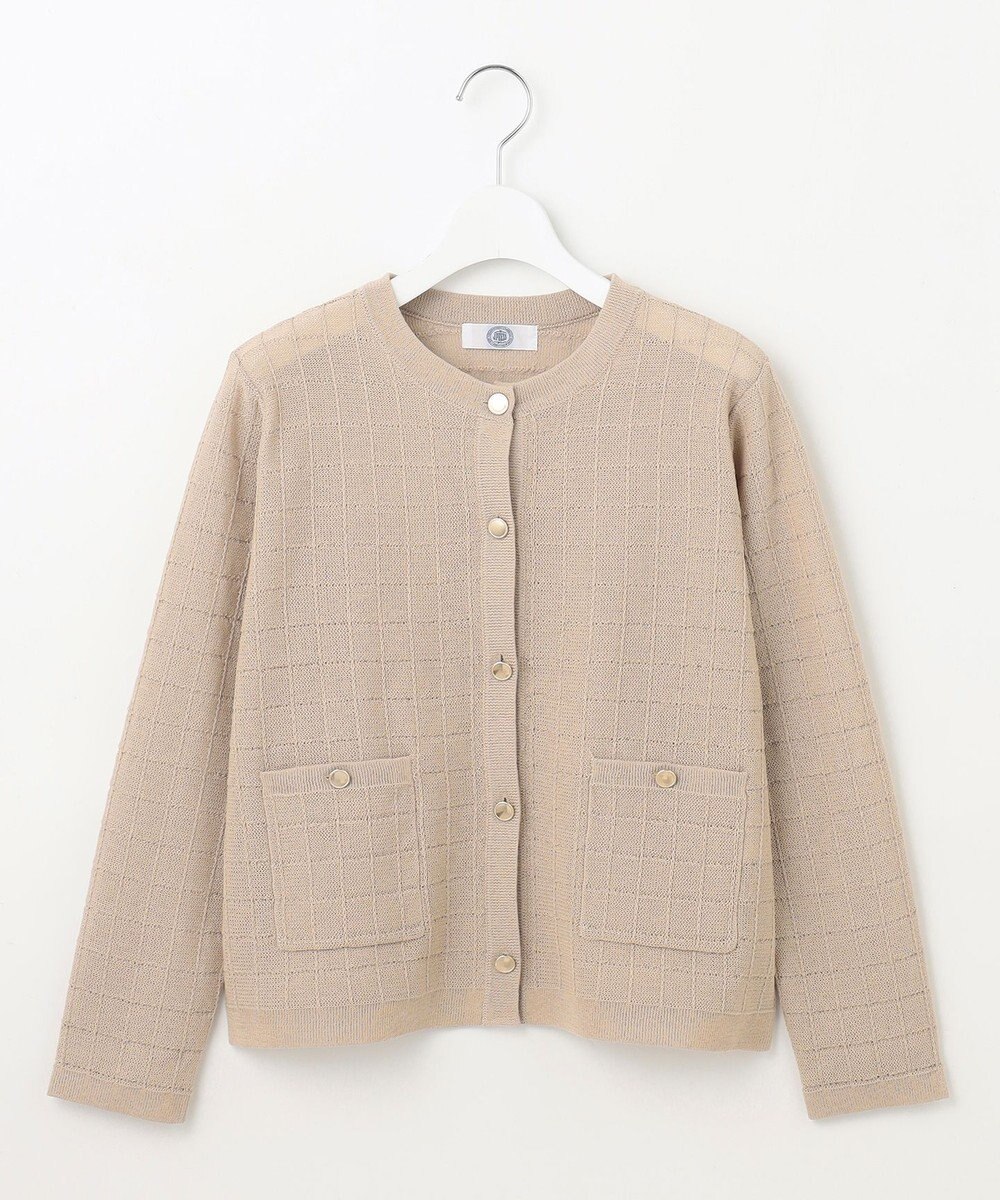 J.PRESS LADIES L 【洗える】WINDY ニット ジャケット 