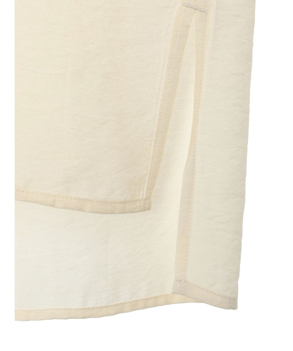 AMERICAN HOLIC 接触冷感バンドカラー切替シャツワンピース 