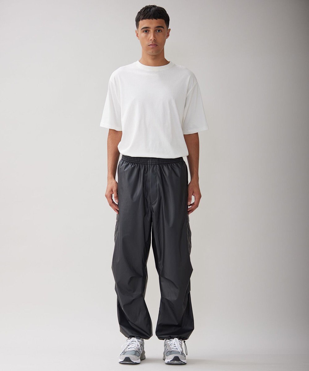 UNFILO MENS レザーライクカーゴパンツ [23年秋冬商品] 